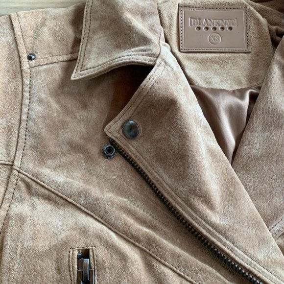 NWT! BLANK NYC Suede Moto Jacket - Picture 9 of 15